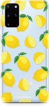 Samsung Galaxy S20 Plus hoesje TPU Soft Case - Back Cover - Lemons / Citroen / Citroentjes