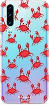 Huawei P30 hoesje TPU Soft Case - Back Cover - Crabs / Krabbetjes / Krabben