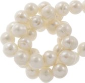 Zoetwaterparels (6-7 mm) White (58 Stuks)