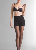 Gabriella Corrigerende panty met stippen Secret Shaper Puntina, 20DEN, zwart maat 4-L