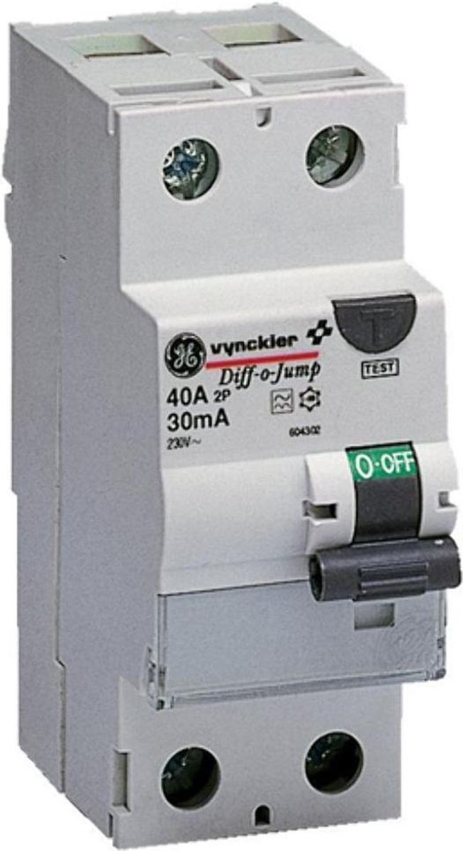 Vynckier - Differentieel schakelaar 2P 25A 30MA type a 2M - 604300