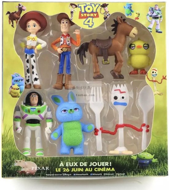 Toy Story 4 Actiefiguren Set - 7 stuks - Cadeau | bol.com