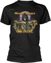 Grave Digger Heren Tshirt -M- Knights Of The Cross Zwart