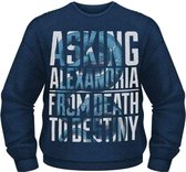 Asking Alexandria Sweater/trui -S- Snakes Blauw