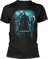 The Matrix Heren Tshirt -M- Poster Zwart