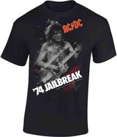 AC/DC Heren Tshirt -L- Jailbreak 74 Zwart