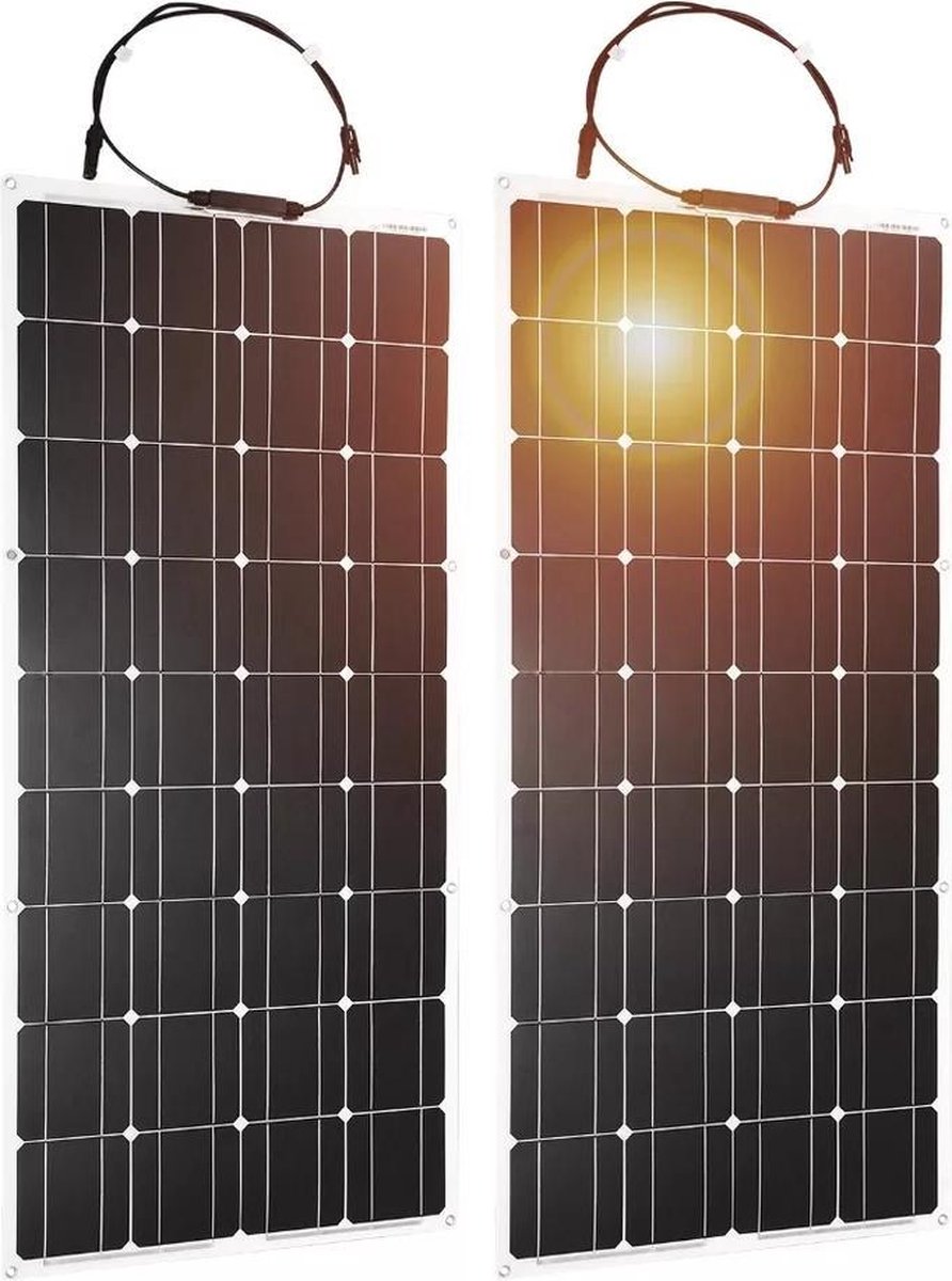 100W 18V Flexibele Monokristallijn Zonnepaneel Voor Auto/Boot/Home Solar, Batterij opladen met 12V, Waterdicht Zonnepaneel