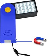 FX Light Magnetisch 15 x LED Torch Lamp - Blauw