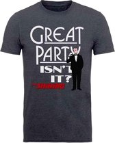 The Shining Heren Tshirt -XXL- Great Party Grijs