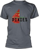 Pixies Heren Tshirt -S- Head Carrier Grijs