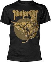 Kvelertak Heren Tshirt -S- Owl King Zwart