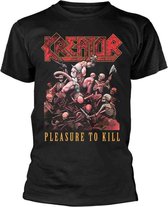 Kreator Heren Tshirt -M- Pleasure To Kill Zwart