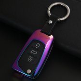 D-stijl Autogesp Sleutel Shell Zinklegering Autosleutel Shell Case Sleutelhanger voor KIA, willekeurige kleur levering