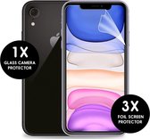 iMoshion Screenprotector  iPhone Xr,  iPhone 12 Pro,  iPhone 12,  iPhone 11 Folie - 3 Pack + 1 Camera Protector Glas