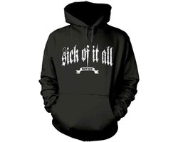 Sick Of It All Hoodie/trui -M- Logo Zwart