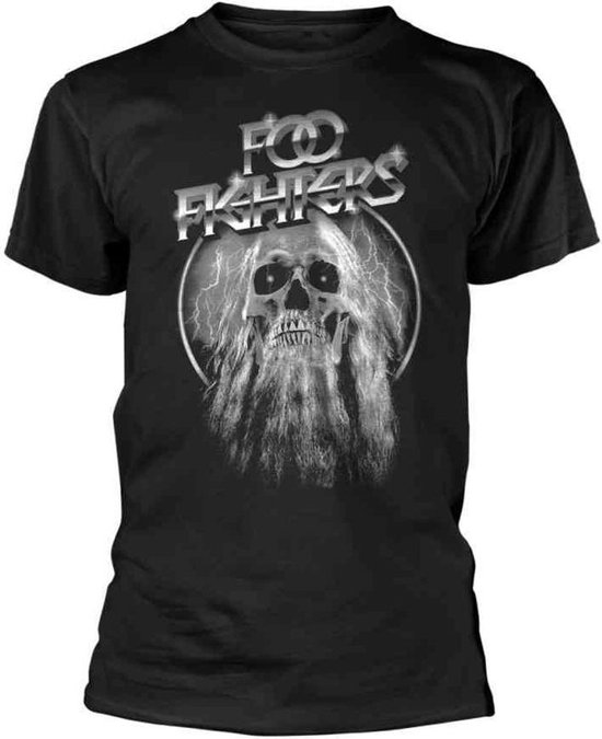 Foo Fighters - Bearded Skull Heren T-shirt - XL - Zwart