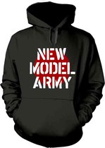 New Model Army Hoodie/trui -S- Logo Zwart