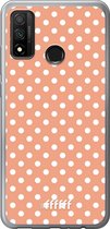 Huawei P Smart (2020) Hoesje Transparant TPU Case - Peachy Dots #ffffff