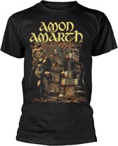 Amon Amarth Heren Tshirt -L- Thor Zwart