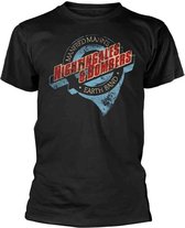 Manfred Mann's Earth Band Heren Tshirt -L- Nightingales & Bombers Zwart