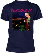 Dinosaur Jr. Heren Tshirt -XL- Where You Been Blauw