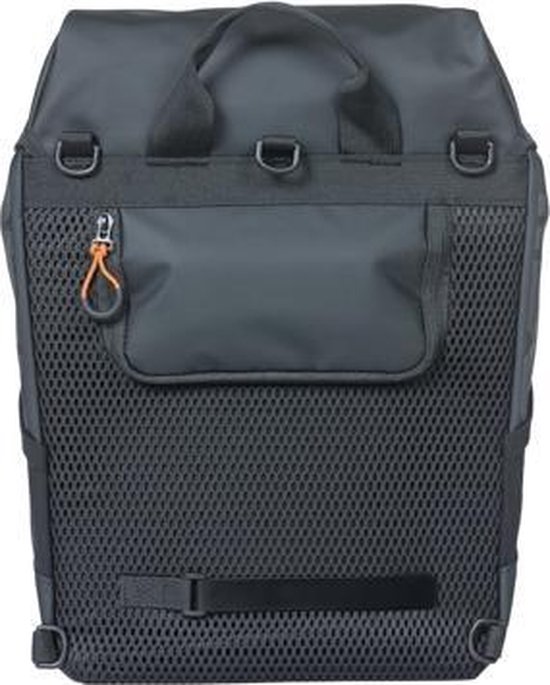 Basil Miles Fietsrugzak Nordlicht - Enkele Fietstas - Zwart - 13 Liter van Basil — afbeelding 3