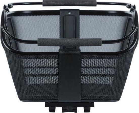 Panier De Vélo Basil CENTO Tech Fiber - Effet Aurores Boréales - Fixation MIK 2.0 - Noir