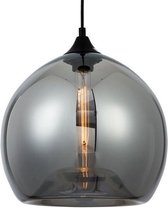 Lampe à suspension Design en Verres fumé - ø30x27cm - Zwart