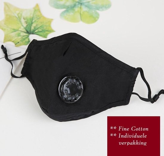 3 stuks Fashion OV Mondkapjes Katoen comfort, met filter
