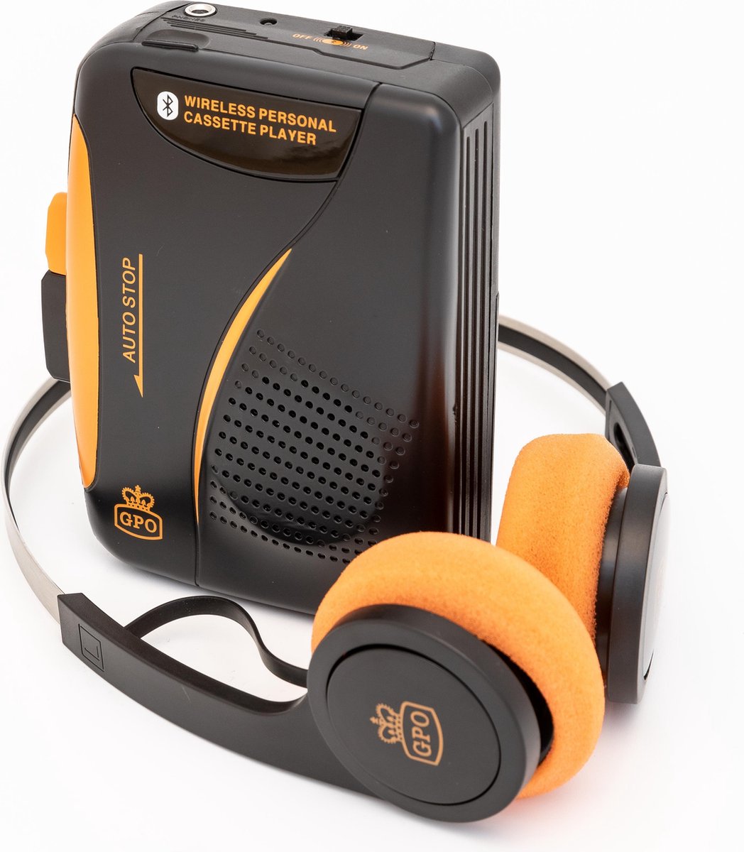 GPO KW938BT - Walkman, Bluetooth, retro koptelefoon | bol.com