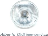 Koplamp halogeen L/R SAE 5″ 3/4 H1 ZONDER stadslicht 146mm BOL glas, universeel toepasbaar