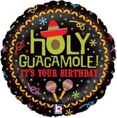 Verjaardag heliumballon – Holy Guacamole - Gevuld met helium