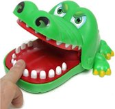 Bijtende krokodil - kinderspel - shotspel - drankspel - groene krokodil