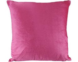 Dutch Decor sierkussenhoes ELLY - Roze / Beige - 45 x 45 cm - Polyester - Vierkant