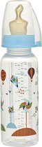 NIP PP zuigfles 250ml Family Boy met antie-koliek flesspeen latex gr.2 melk