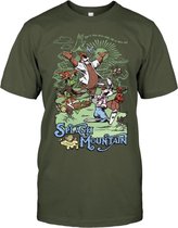 T-Shirt Splash Mountain Disney Song of the South attractie Broer Konijn groen