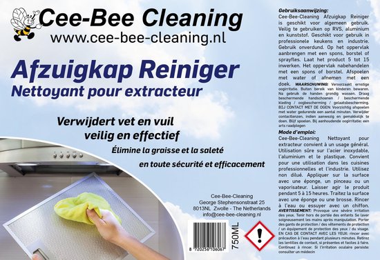 Bol Com Afzuigkap Reiniger Sprayflacon 750 Ml Nu Met 10 Gratis Sponsen Geschikt Voor