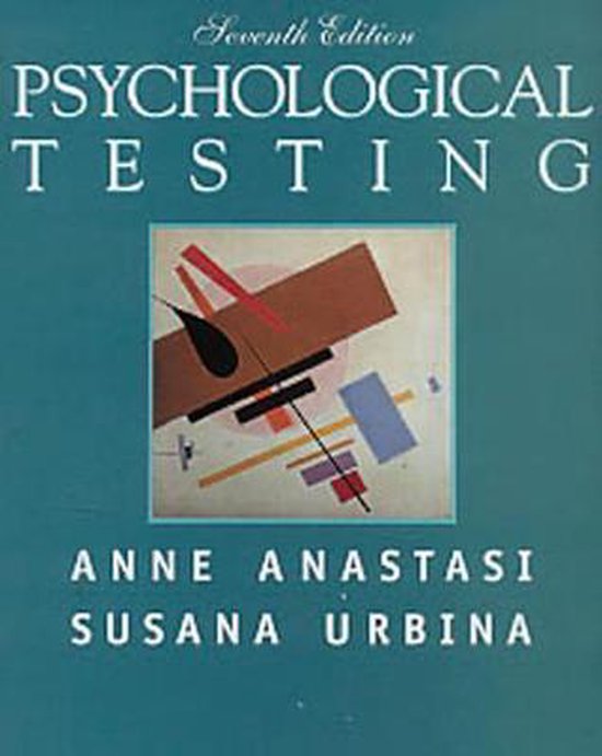 9780023030857 - Psychological Testing