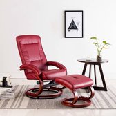 Fauteuil verstelbaar met voetenbankje (Incl LW anti kras viltjes)  - Lounge stoel - Relax stoel - Chill stoel - Lounge Bankje - Lounge Fauteil