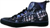 Spiral Sneakers -43 Shoes- GAME OVER Zwart