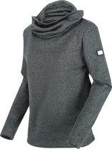 Hedda Fleecekol met Gebreid Effect - Outdoortrui - Vrouwen - Balsamgroen