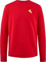Klättermusen Shirt Runa Commitment Heren Katoen Rood Maat Xl