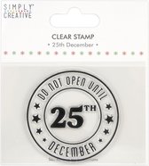 Simply Creative 25th Dec Large Clear Stamps (SCSTP040X20)