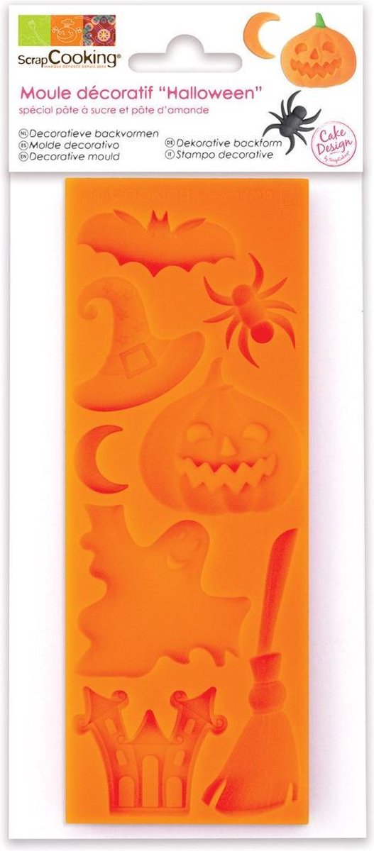ScrapCooking - Siliconen Mal - Suikerpasta - Halloween