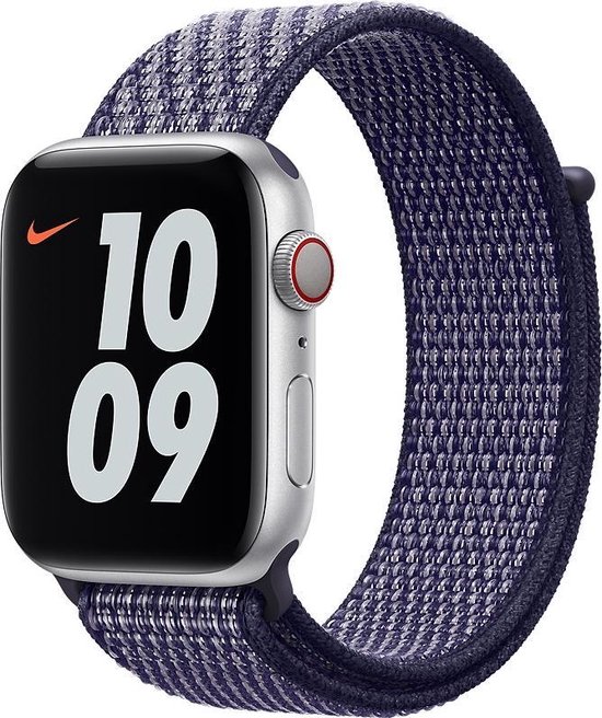 Apple Watch Nike Sport Loop - 44mm - Purple Pulse - voor Apple Watch SE/5/6  | bol.com