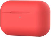 DW4Trading Siliconen Case Hoes rood - Geschikt voor Apple Airpods Pro