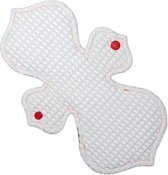 Handgemaakte Wasbaar Inlegkruisje - Normale Bescherming 9" - Cotton Waffle Cloth Menstrual Pad
