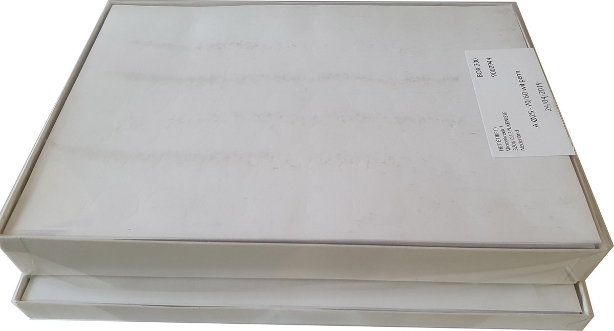 Etiquettes imprimables en papier adhésif - 8x14 cm - Toutembal