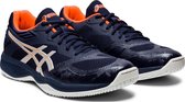 Asics Asics Netburner Ballistic FF Sportschoenen - Maat 42 - Mannen - donker blauw/zilver/oranje