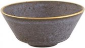 Vista Alegre Gold stone Set 6 Kom 11 cm Zwart Goud Stoneware 621426